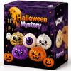 5er-Pack Große Halloween Squishy Stressabbau-Spielzeuge, 10 cm Durchmesser TPR Glitzer Knetbrötchen Spielzeug, Niedliche Sensorische Fidget Spielzeuge, Halloween Party Geschenke