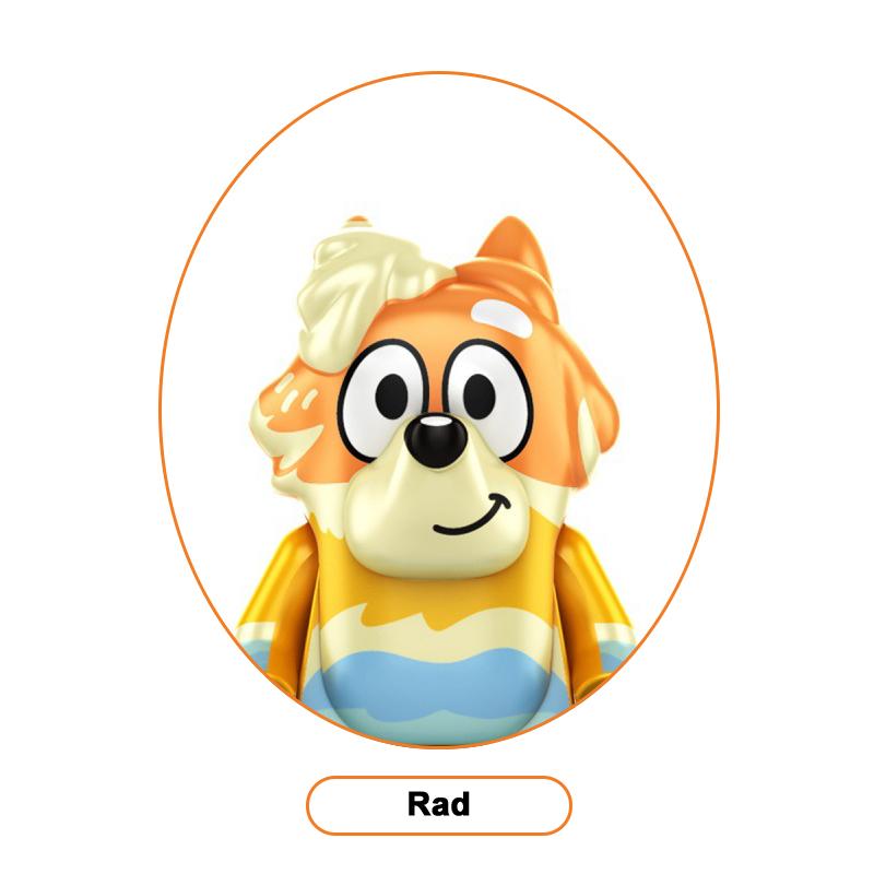 Bluey En Bingo Poppen Speelgoed Serie Coco Mackenzie Mia Rad Schattig Mini Deeltjes Gemonteerd Anime Karakter Kinderspeelgoed Cadeau