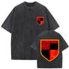 Washed Vintage Anime Hellsing Abraham Van Helsing Vampire Alucard Double Sided Print Tshirts Unisexs s Unisexga Oversized T Shirts