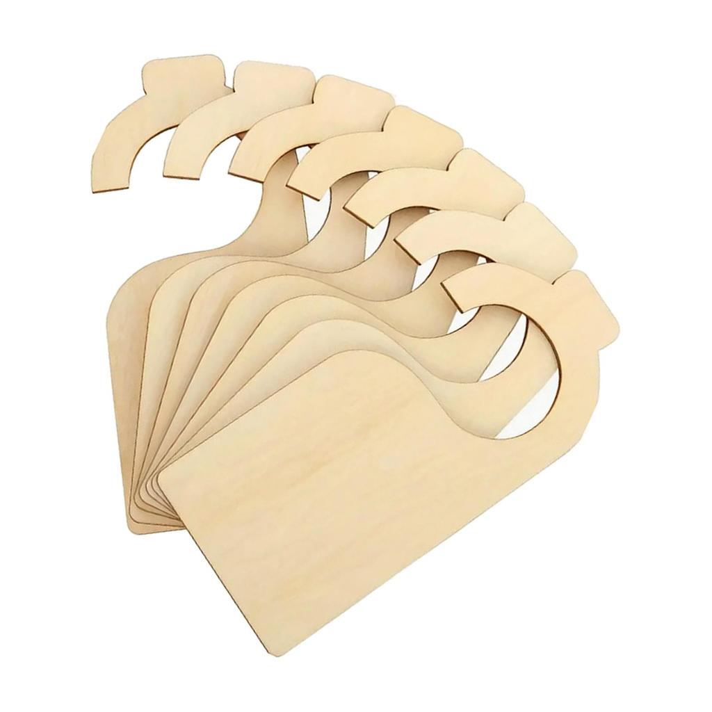 7x Clothing Rack Size Dividers Wooden Clothing Size Separator Baby Closet Dividers for Department Stores Newborn Baby Gift