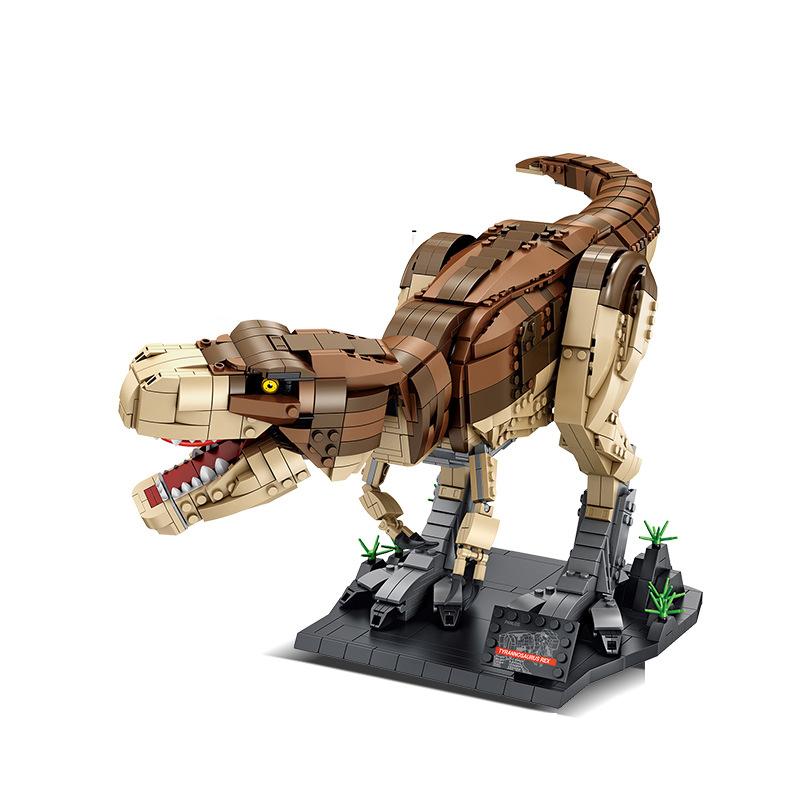 2107Pcs Jurassic Park Dinosaur Series Tyrannosaurus Rex Burst Dragon Collection Of Toys For Boys And Children Building Blocks