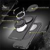 Matte Armor Ring Holder Phone Cases For Xiaomi Redmi Note 14 13 Pro Plus 14C 13 4G 5G Magnetic Slide Camera Protect Cover Fundas