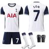 2024-25 Tottenham Home No. 7 Sun Xing 10 Madison 17 Romero Football Sports Set Jersey