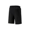 PUMA Solid Color Drawstring Straight-Leg Casual Shorts Men Bottoms Black 622542-01