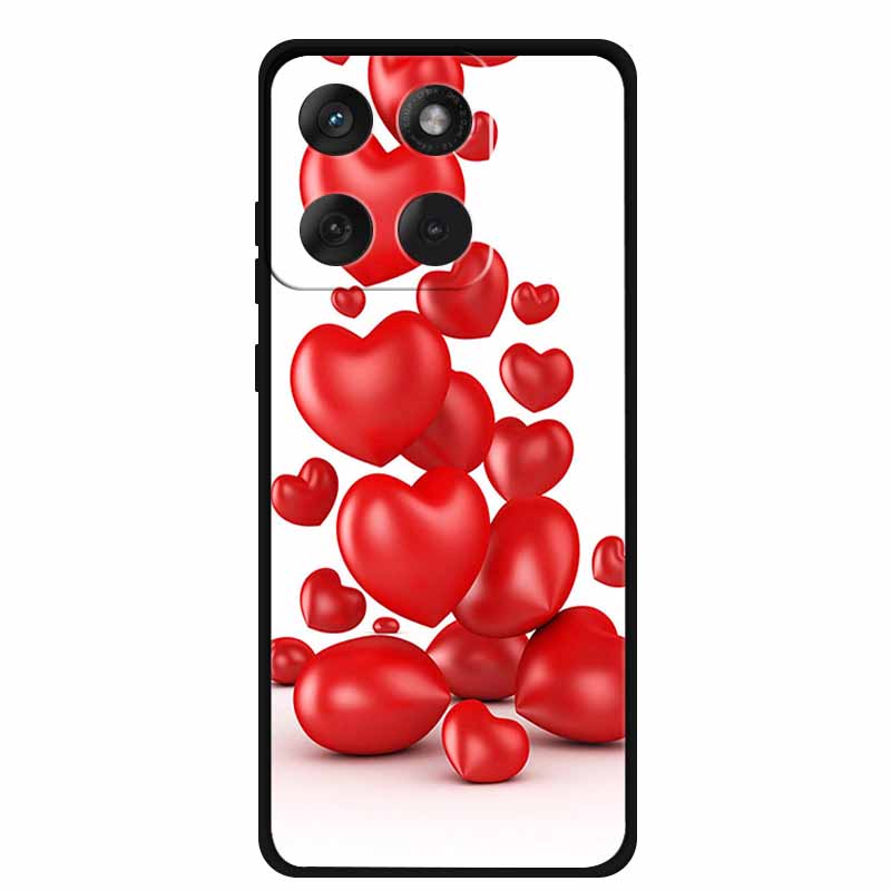 Für Motorola Edge 70 5G Hülle 2025 Mode Schwarz Silikon TPU Weiche Handyhülle Für Motorola Moto X70 Air 5G Rückseite Hülle Fundas