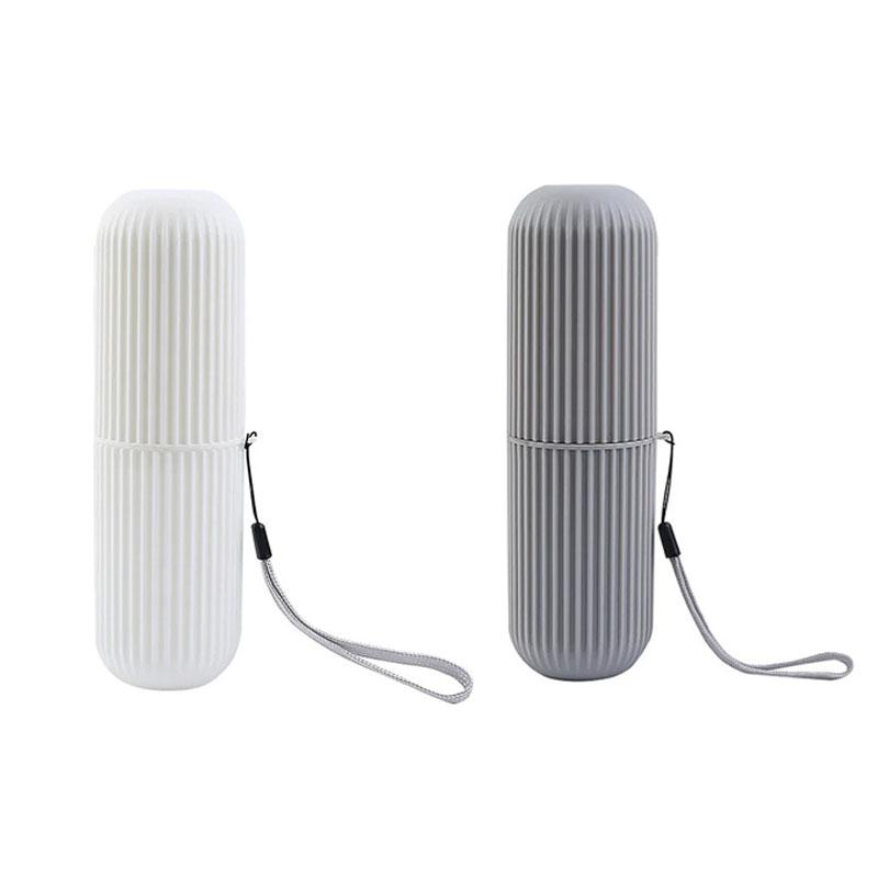 Portable Toothpaste Toothbrush Protect Holder Case Travel Camping Storage Box Organizer Travel Toiletries Storage Cup New Creat