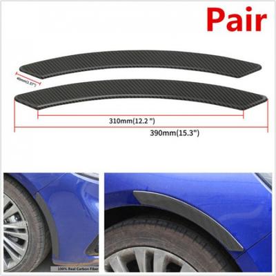 2Pcs Car Fender Flares Arch Wheel Eyebrow Extension Wide Arch Protector Stripes