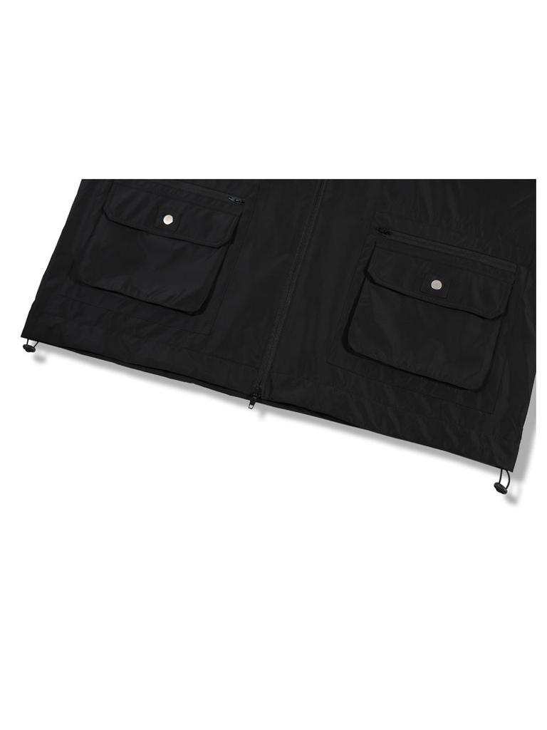 Gubin Oversized Pintuck Windbreaker