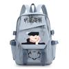 Anime Jujutsu Kaisen Iskolatáska Gyerekeknek Tinédzsereknek Diákoknak Nylon Kétvállú Táska USB Porttal Párnázott Pántokkal