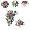 2 Pieces Wedding Arch Flowers Artificial Floral Swags Gifts Versatile Rustic Flower Arrangement