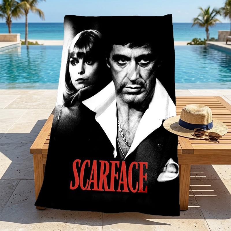Scarface Saga Stylish Digital Printing Beach Towel Quick Drying Absorbent Blanket For Beach Pool Gym Travel Christmas Gift C9211110