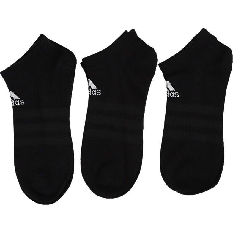 adidas Ankle Socks Unisex 3 Pack Black DZ9402