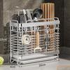 Miflame Stainless Steel Chopstick and Utensil Holder