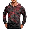 Herren-Hoodie in Farbe, lockere Passform, mit Tasche und Kordelzug
