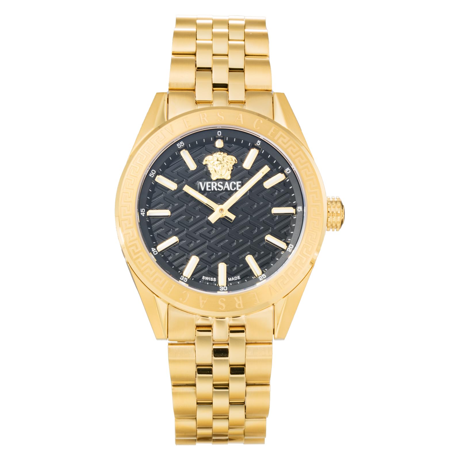 

VE8I00724 Gold [Versace] V-Code Women s Watch, [Used] чорний