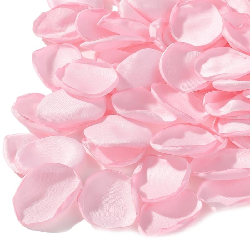 200Pcs Artificial Rose Petal Multipurpose Realistic Cloth Flower Petal for Holiday Party Decoration Wedding Supplies