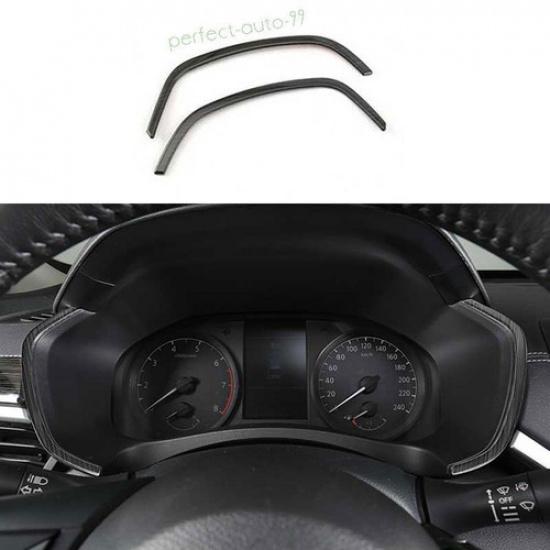 For Nissan Altima 19-2024 Black Steel Dash Instrument Speedometer Frame 2pcs