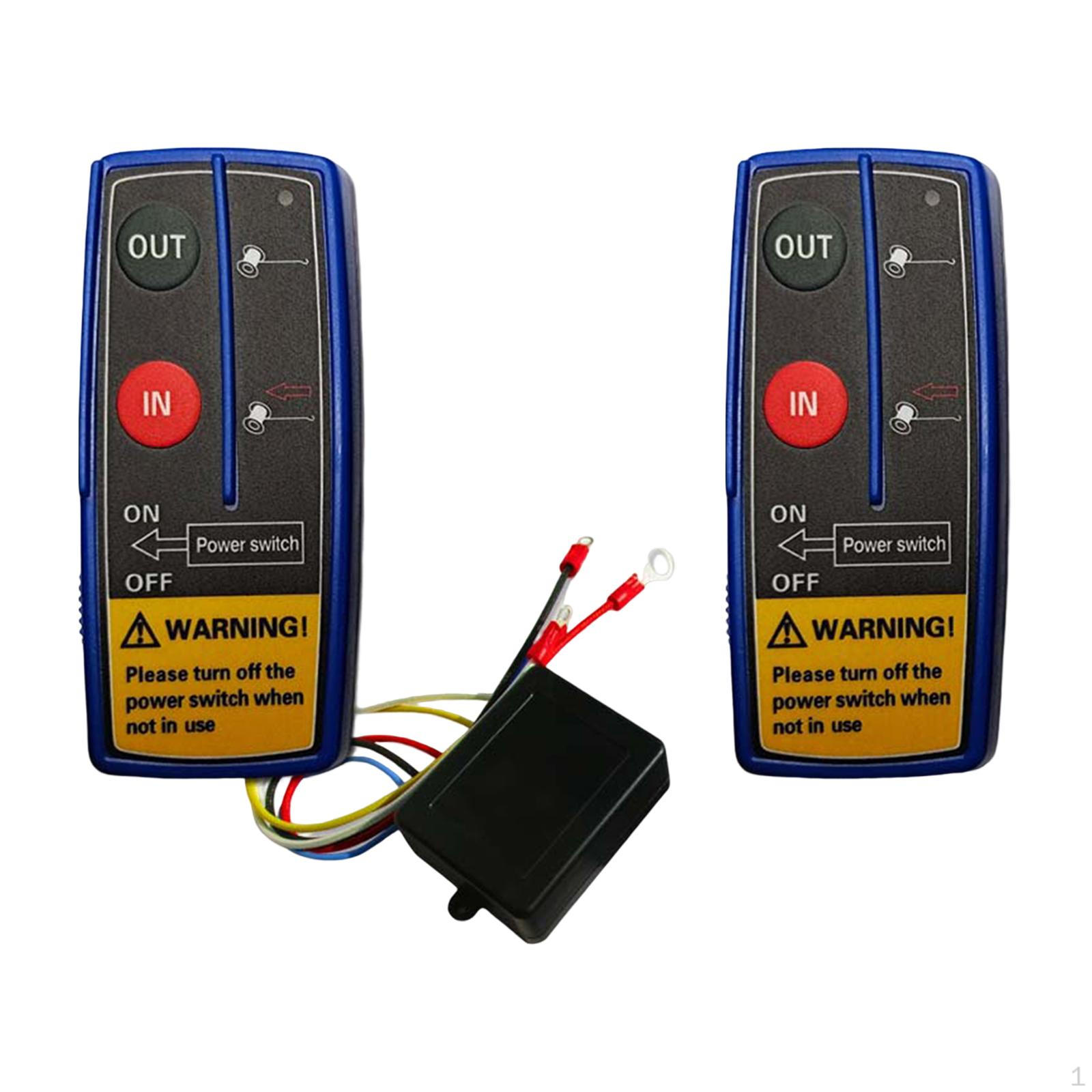 

Winch Remote Control Kit Controller Switch 12V 24V Automatic for Vehicles ATV