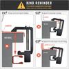 4Pcs/Set Black Utility Track System Mounting Clamp Fit Toyota Tacoma Tundra Camper Shell Truck Cap Bracket P-AC-04N