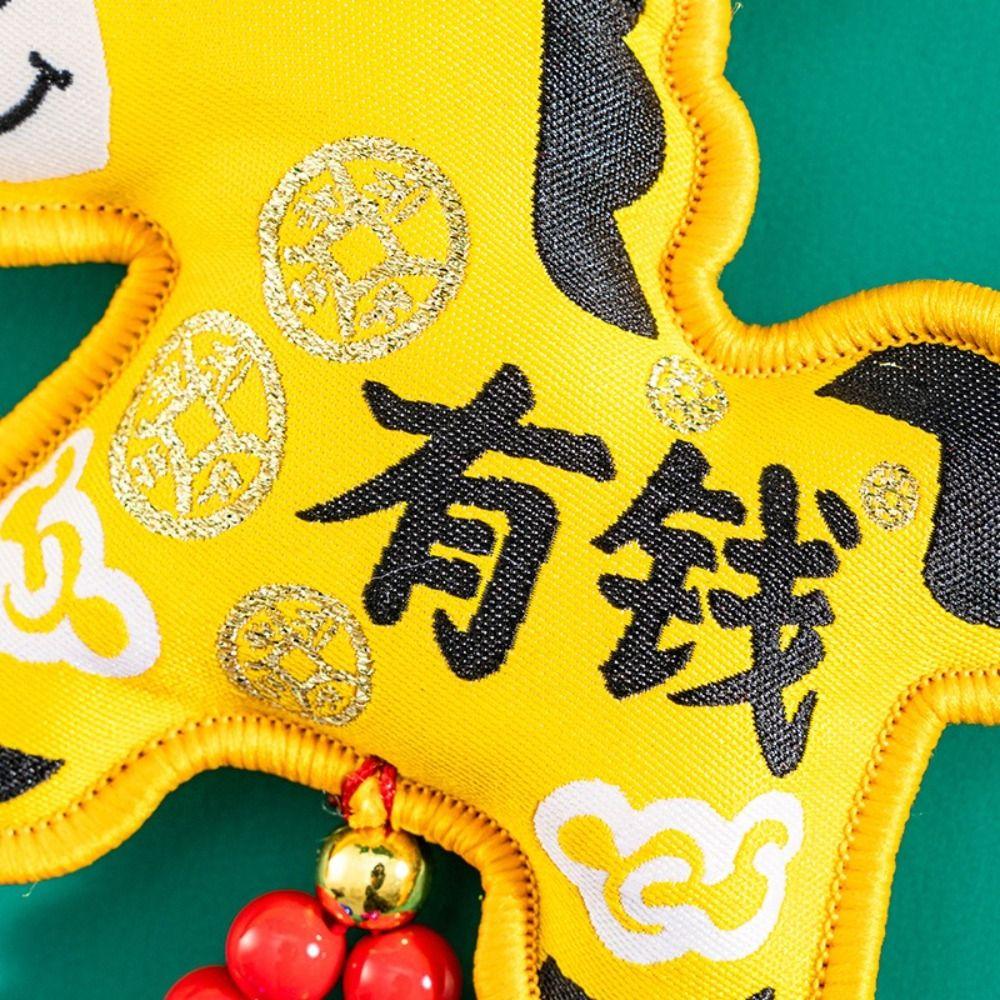 Chinese Style Zodiac Mascot Pendant Embroidery with Tassels Lucky Fragrant Bag Blessing Horse Incense Bag Car Hanging