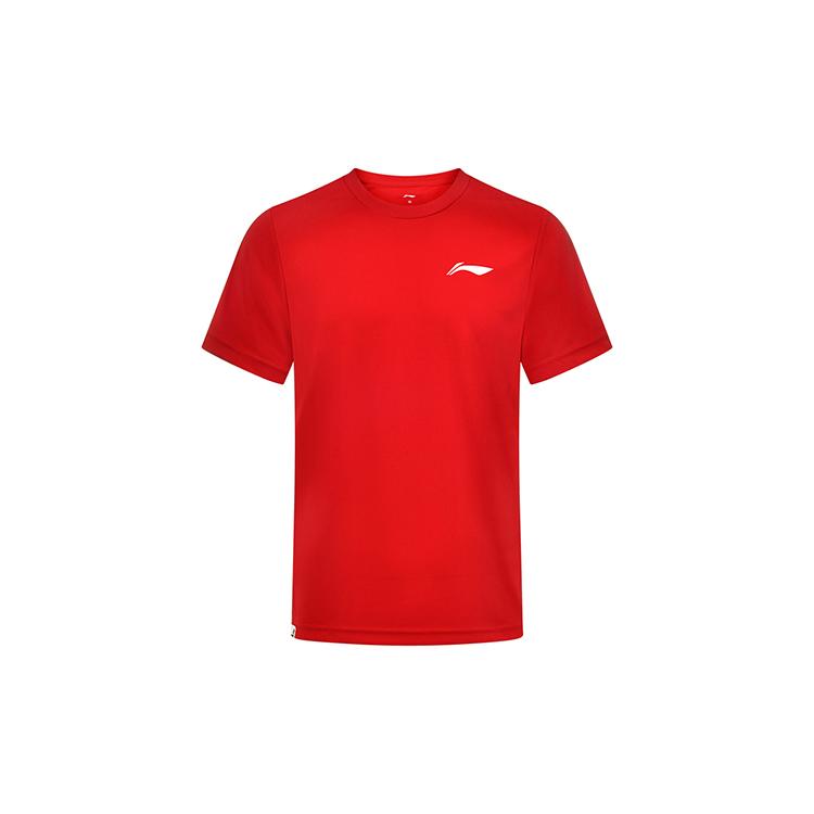 Li Ning Badminton Collection T Shirt Unisex Red AHST347-5 L