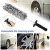 Car Wheel Cleaning Brush Rim Brush 41.91 Cm Non-Slip Handle Wheel And Rim Detailing Brush Auto Care For Car Motorcycle Bicycle