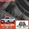 Car Front Engine Compartment Filter For Toyota RAV4 XA50 Accessories 2020~2025 LHD Protective Cover Water Tank Protective Net