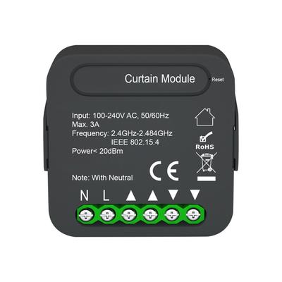 QS Zigbee CP03 Tuya ZigBee Intelligent Curtain Swtich Module Home Curtain Modification Module Mobilephone Device