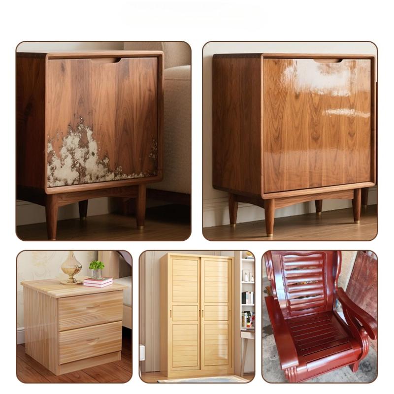 500/1000g Water-based Wood Paint Glossy Matte Semi-matte Mildew-proof Moisture-proof for Furniture Renovation Maintenance