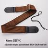 PU Leather Guitar Strap: Acoustic, Electric & Classical - No-Hole, Widened Shoulder Design