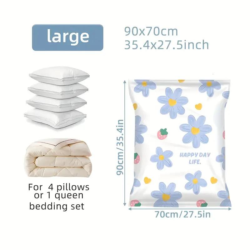 1PCS Vacuum Compression Bag Set Multifunctional Storage Bag Macaron Color with Home Quilt Storage Bag