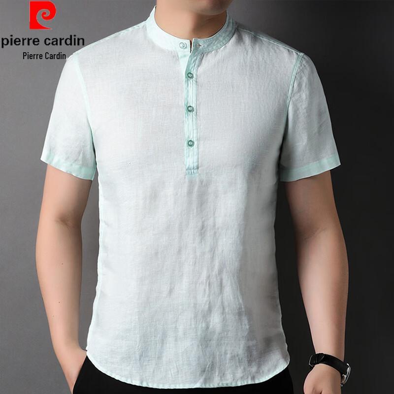 Pierre Cardin Men's Linen Short Sleeve T-Shirt
