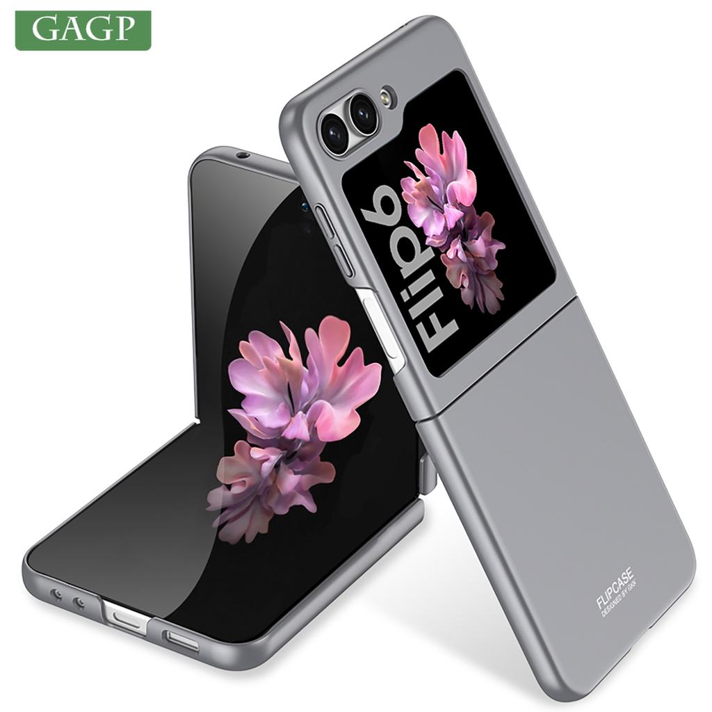 Cover Opaca Sottile Monocolore per Samsung Z Flip 6 7 Custodia Antiurto in PC Ultra Sottile per Samsung Galaxy Z Flip 5 6 ZFlip6 ZFlip7