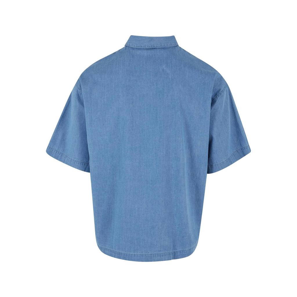 Urban Classics Mens Denim Lightweight Shirt
