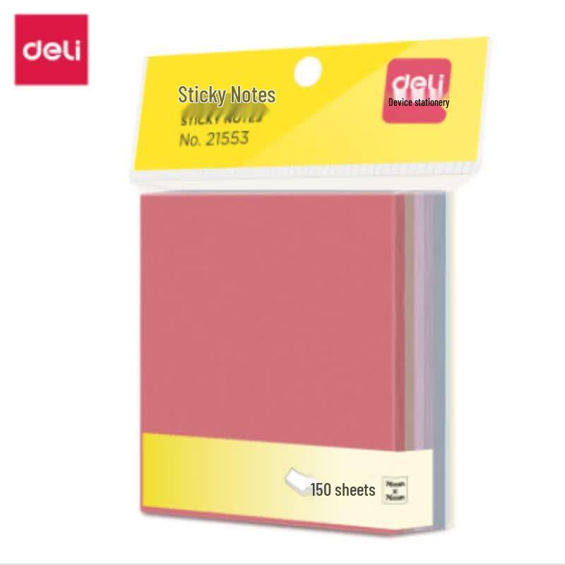 Deli 21553 Morandi Sticky Notes (76x76mm, 150 Sheets)