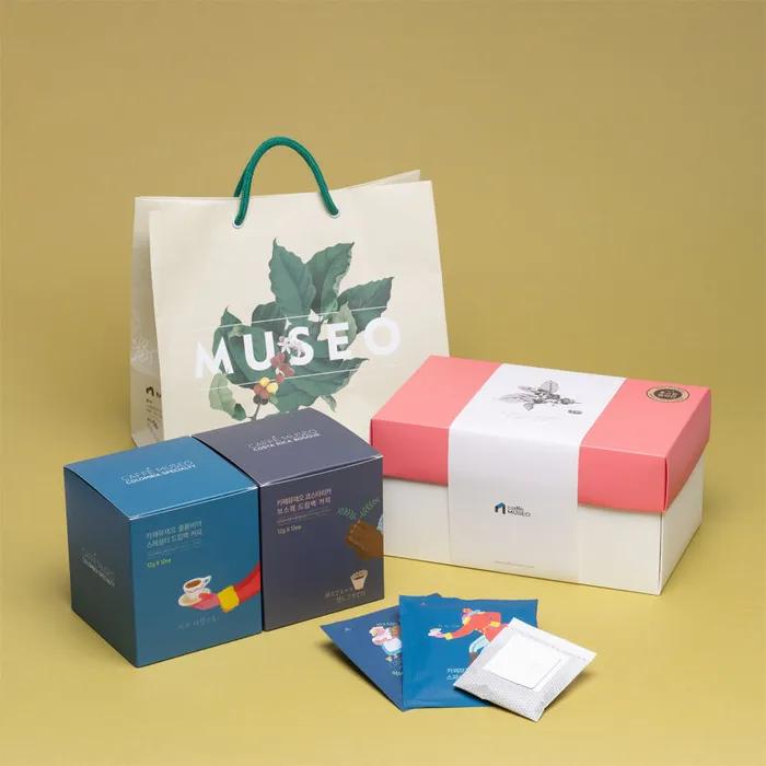 Cafe Museo Drip Bag 2-piece Gift Set (Costa Rica, Colombia)
