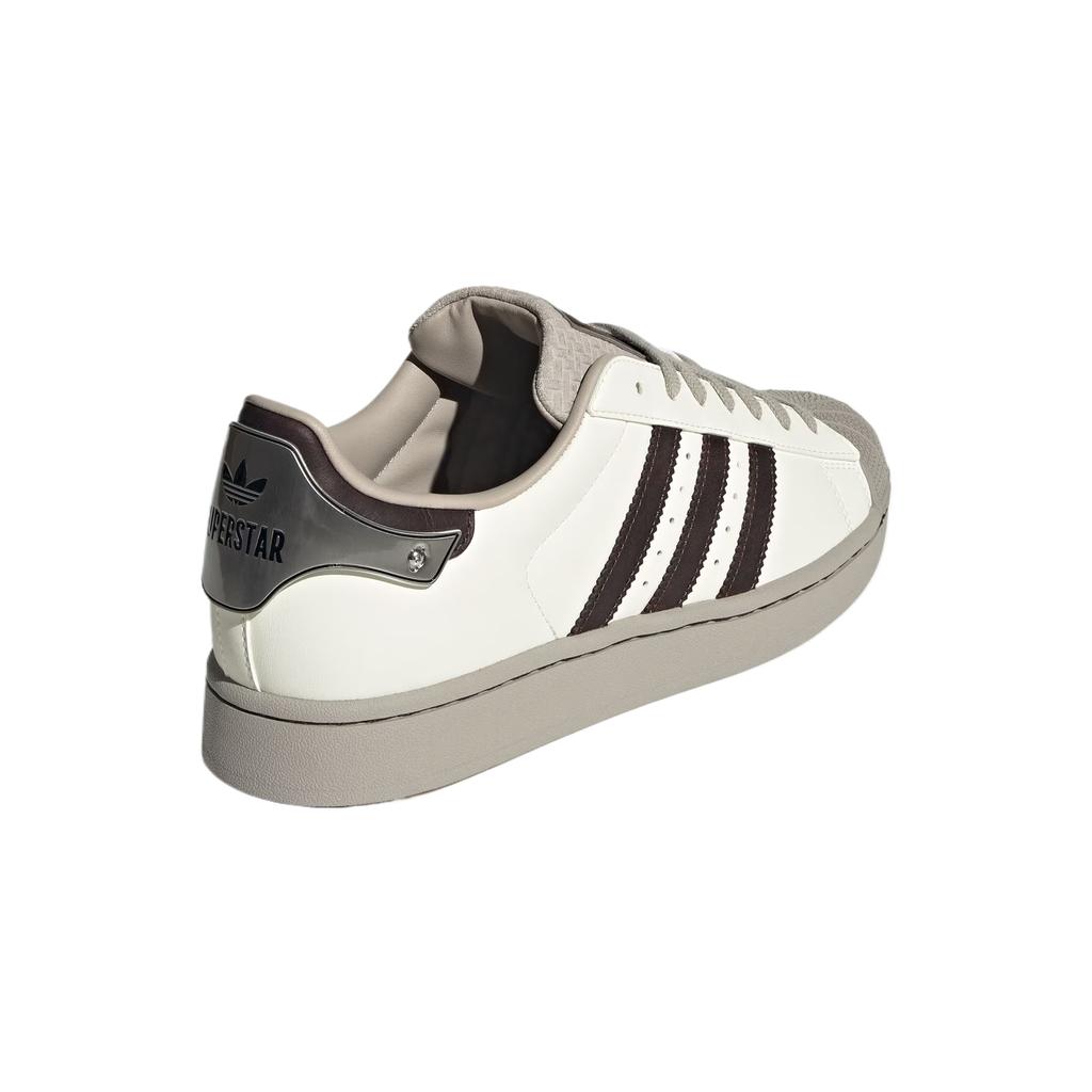 Adidas Originals SUPERSTAR II Low top Skateboard Shoes Unisex White Brown Sneakers JQ6250