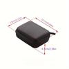 Heavy Duty EVA Storage Case for GoPro Hero 12/11/10/9/8/5, Xiaomi Yi 4K, SJCAM SJ4000, H9r - Shockproof Black Organizer with Foam Insert, Durable