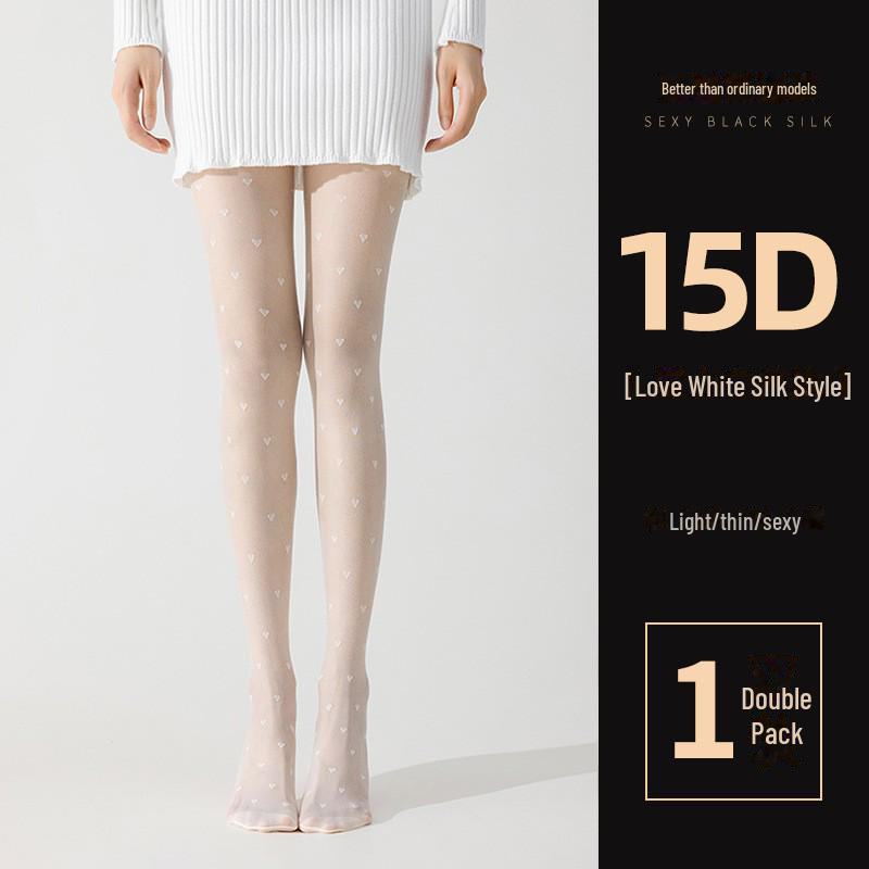 Ultra-Thin Black Silk Stockings: High-Transparency, Anti-Hook, Bare Leg Effect Pantyhose for Women - Perfect for Spring and Autumn