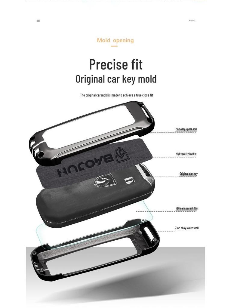 Baojun KiWiEV Schlüsselhülle & Set für RS7, RS3, RS5, RC5, RC6 und E300 Modelle