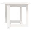 VidaXL Table basse Blanc 50x50x45 cm Bois massif de pin 822173