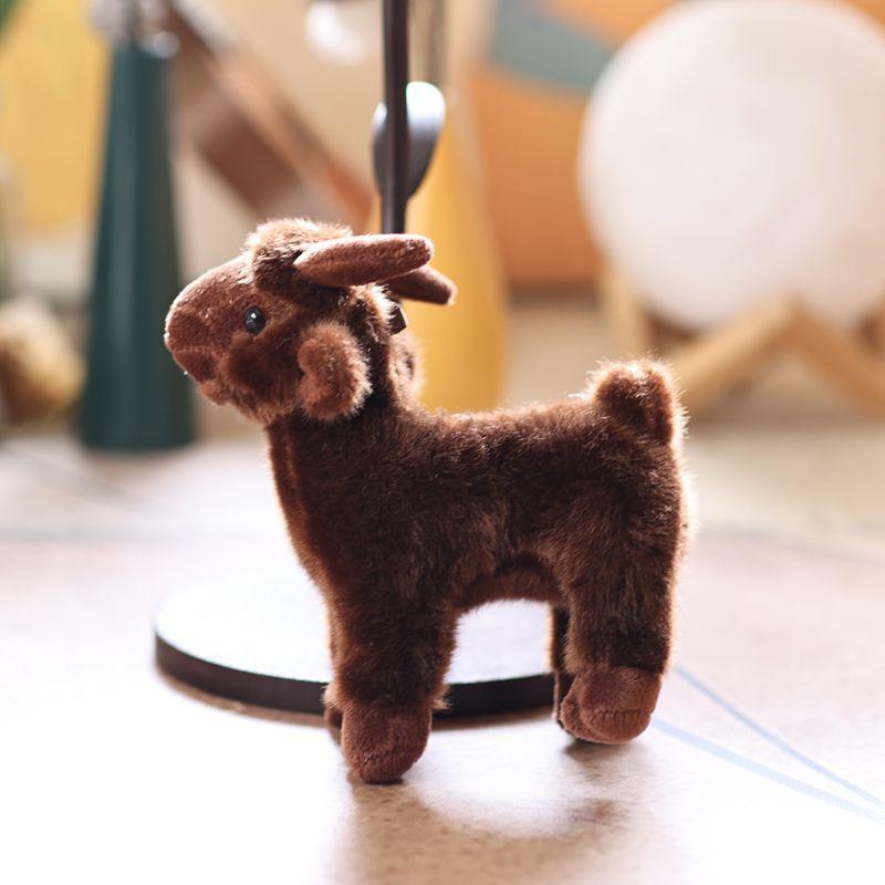 Plush Sheep Keychain With Soft Pp Cotton For Bag Decoration And Gift Idea