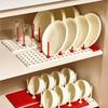 Removable Dish Draining Rack Kitchen Pot Lid Plates Storage Racks Multipurpose Shelf Bowl Drying Holder Kitchen Organizer