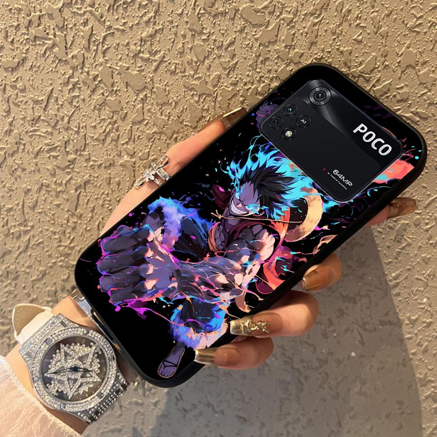 Cool Zoro Anime Funda Phone Cover Case for Xiaomi Poco F3 F4 F5 M3 M4 Pro M5 C65 X3 X4 X5 C50 C51