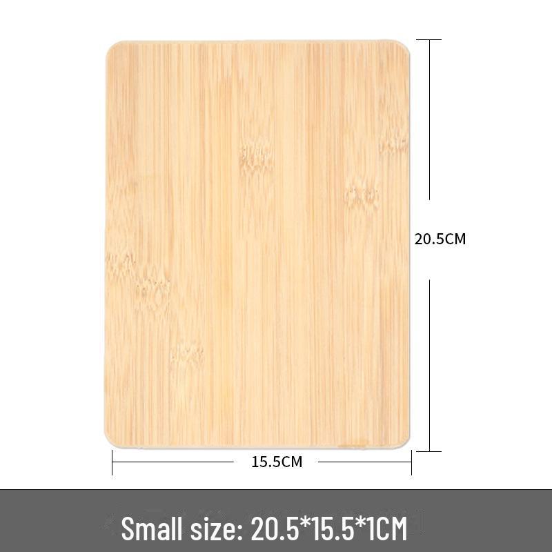 Bamboo Cutting Board: Square Kitchen Thawing Board, Travel & Camping Portable Option