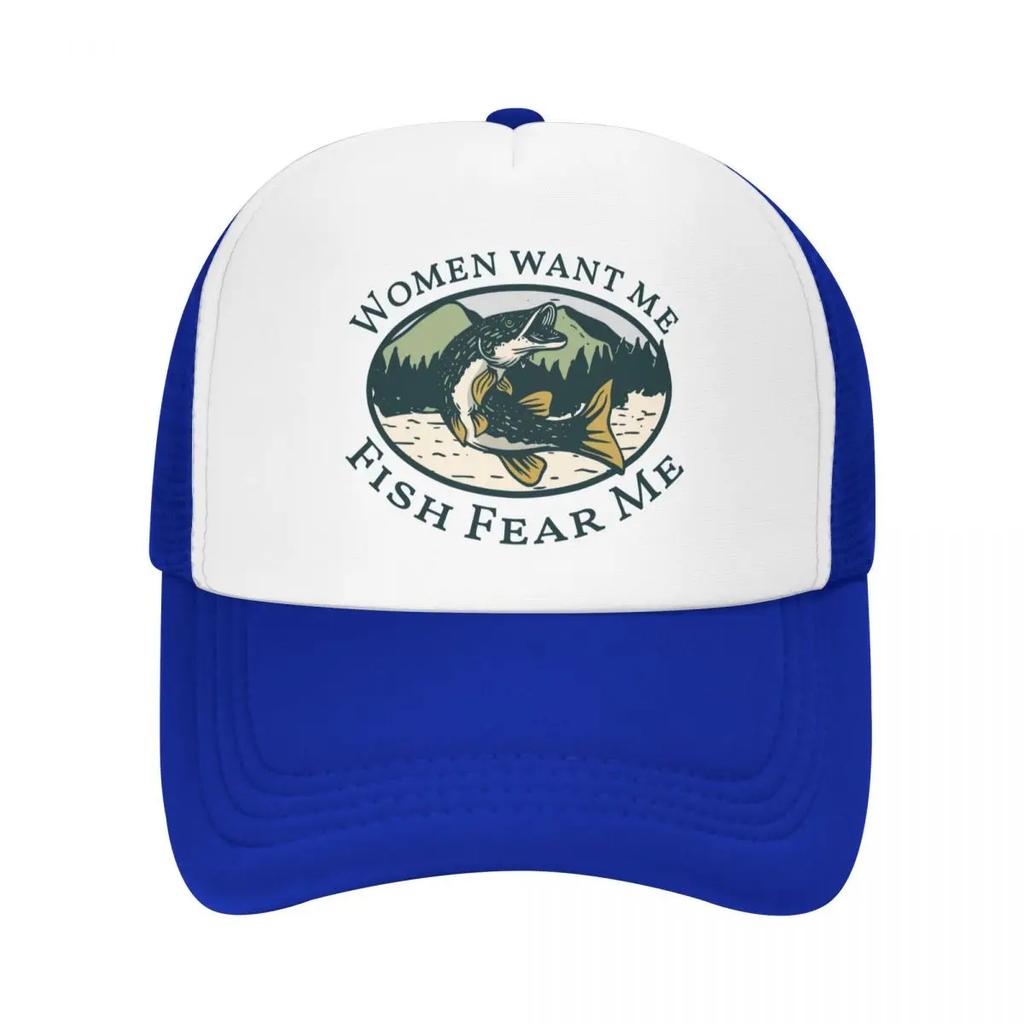 Custom Fashion Unisex Fishing FisherUnisex Quotes Trucker Hat Adult Adjustable Baseball Cap Women Unisex Outdoor Trucker Cap