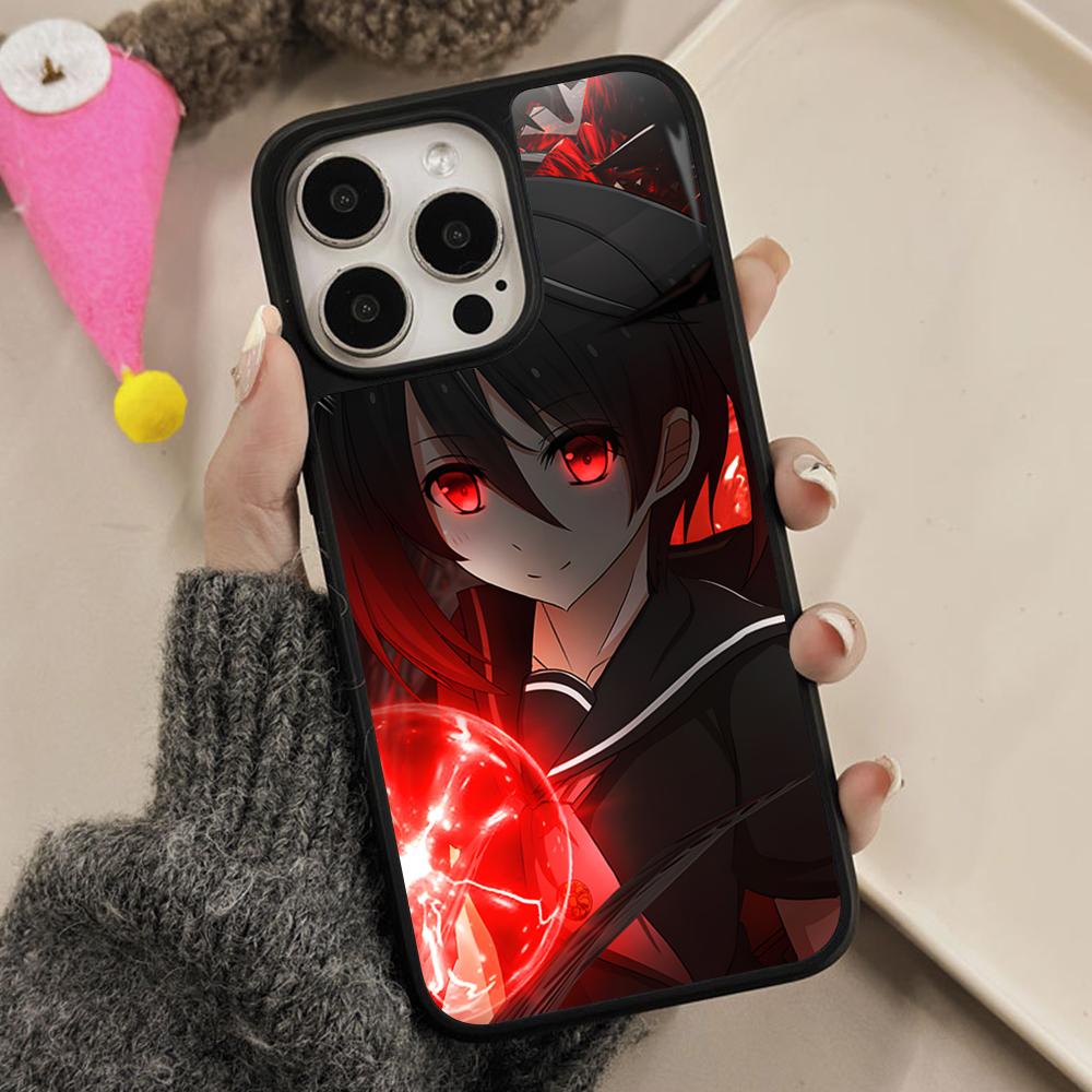 Akame Kurome Matte Surface Mobile Phone Case for iPhone 17 16 15 14 13 12 11 Air Pro Max Plus Colorful Cover