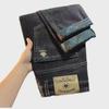Vaqueros ajustados bordados de primavera y otoño para hombre con estampado moderno