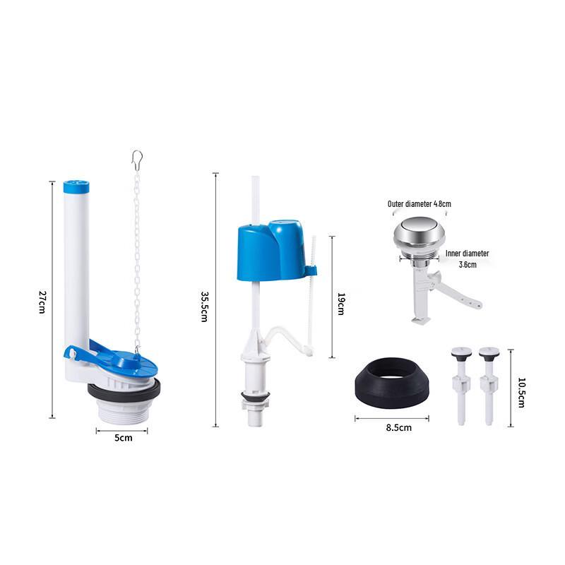 Toilet Water Tank Flush Valve Kit