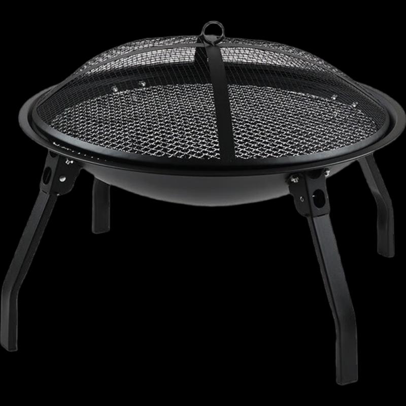 Multifunctional Charcoal Fire Pit & BBQ Grill